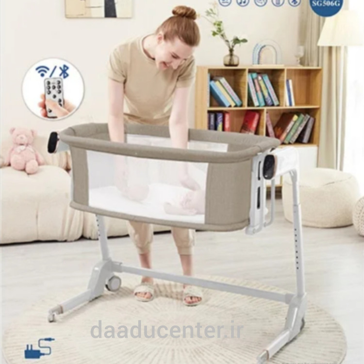 گهواره برقی نوزاد کیدیلو مدل SG506 سه کاره