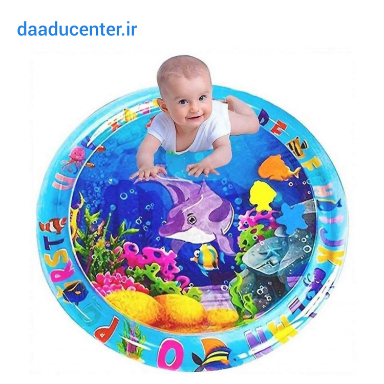 واتر مت کودک دایره متوسط دارای چسب تعمیر